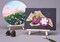 DSHE Small Tabletop Display Stand 8 inch Wooden Table Top A-Frame Artist Easel Canvas Photo Picture Sign Holder Stand